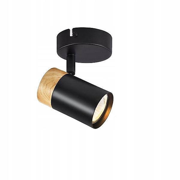 Nettlife Deckenstrahler Schwarz 1/2/3/4 Flammig Holz günstig online kaufen