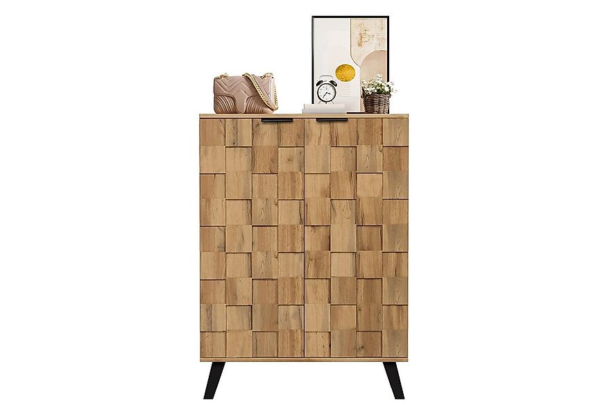 Refined Living Schuhschrank Moderner Sideboard mit 5 Fächern, Aufbewahrungs günstig online kaufen