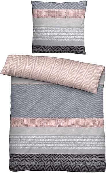 Biberna Bettwäsche 0004104, Feinbiber, 2 teilig, günstig online kaufen