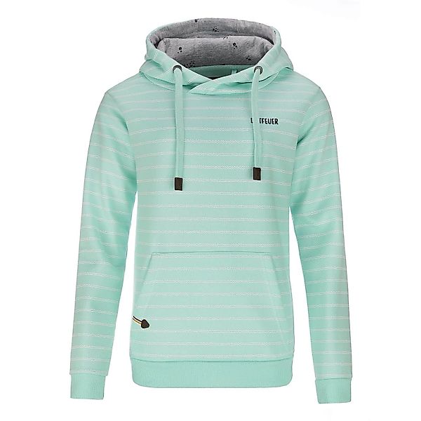 Leitfeuer Kapuzenpullover Damen Sweathoody mit Wellen-Streifen günstig online kaufen