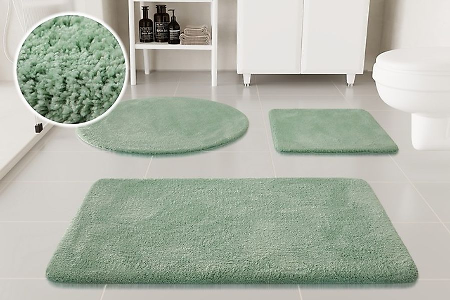my home Badematte »Neele«, rutschhemmend beschichtet, schnell trocknend, Ba günstig online kaufen