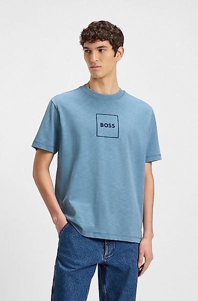 BOSS ORANGE T-Shirt Te_linenlogo mit BOSS günstig online kaufen