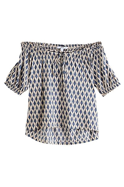 Next Blusenshirt Kurzärmelige Bluse mit gerafftem günstig online kaufen
