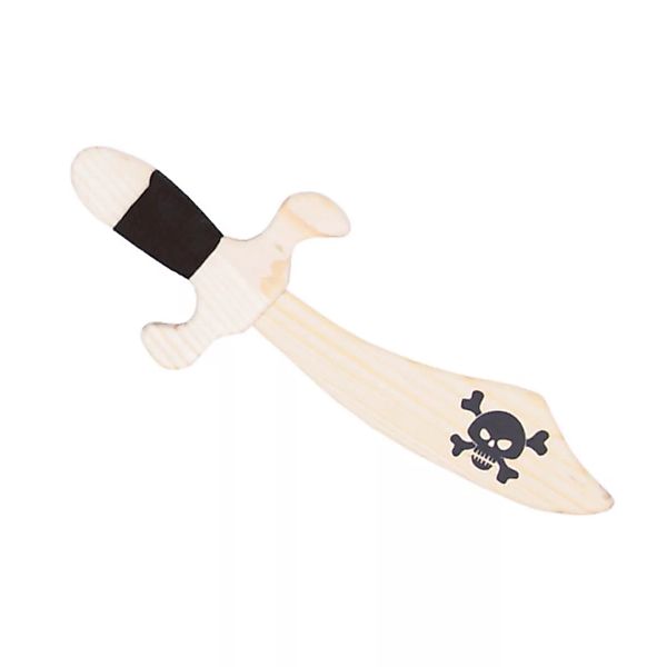 Piratenmesser Mit Totenkopf | Holzspielzeug günstig online kaufen