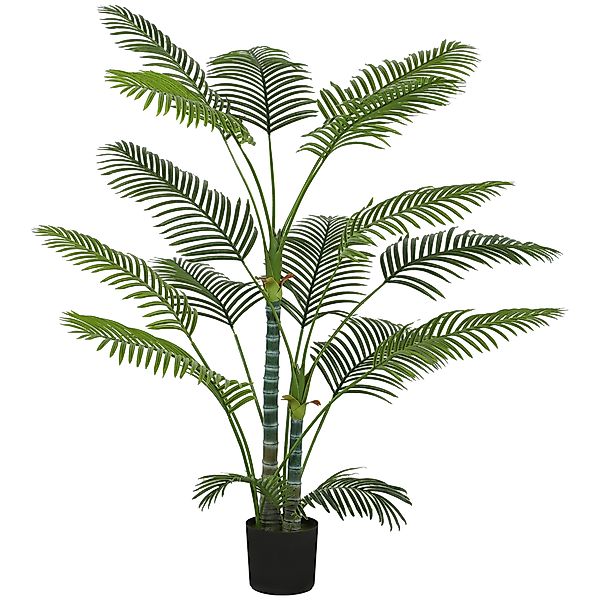 HOMCOM Dekorative Künstliche Pflanze 170 cm Künstlicher Palmenbaum mit Topf günstig online kaufen