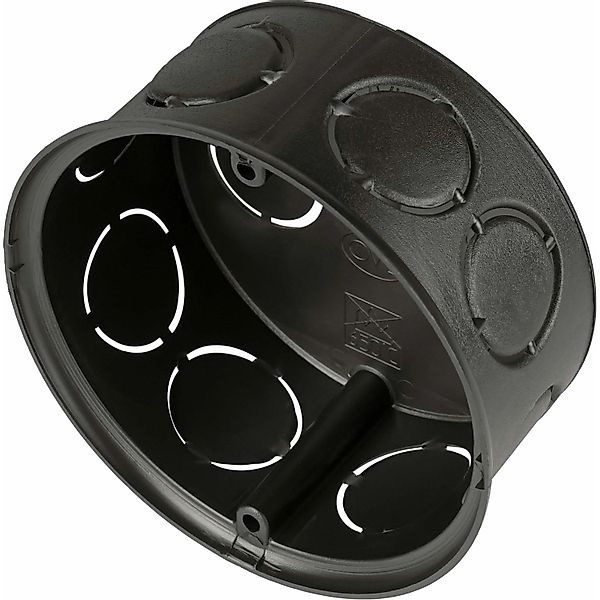 ISO-Abzweigdose Ø 70 mm x 36 mm Schwarz günstig online kaufen
