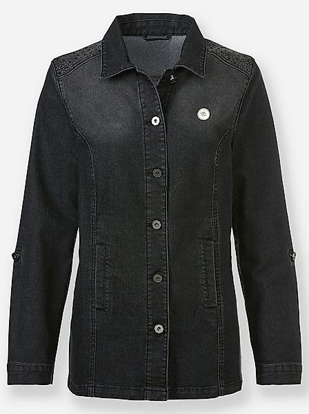 Witt Blusenblazer Jeansbluse Langarm günstig online kaufen