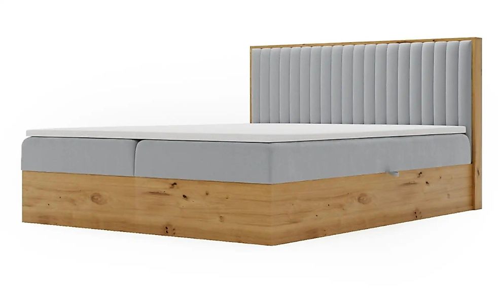 Boxbett mit Stauraum Forres ¦ grau ¦ Maße (cm): B: 165 H: 100 Betten > Pols günstig online kaufen