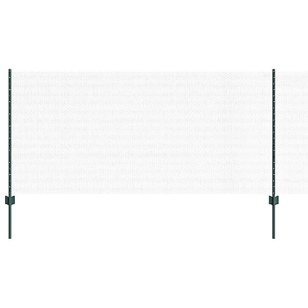 vidaXL Gartenzaun Zaun mit Pfosten Grün günstig online kaufen