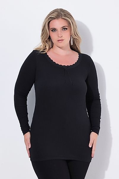 MIAMODA Longsleeve Rippshirt Slim Fit weiter günstig online kaufen