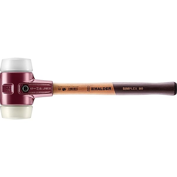 Halder Simplex Schonhammer Ø 80 mm Superplastik   Nylon mit Tempergussgehäu günstig online kaufen
