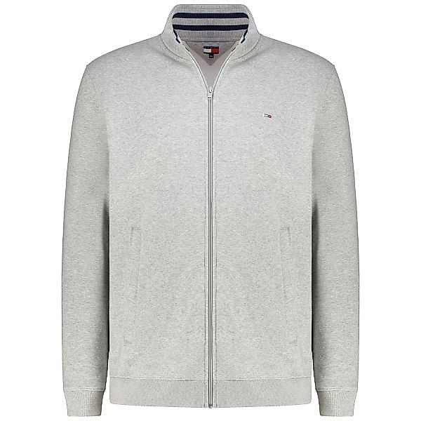 Tommy Jeans Sweatjacke aus Baumwollmischung Farbe hellgrau Größe: 5XL günstig online kaufen