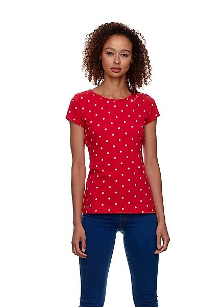 Ragwear Shirt Mint Dots rot günstig online kaufen