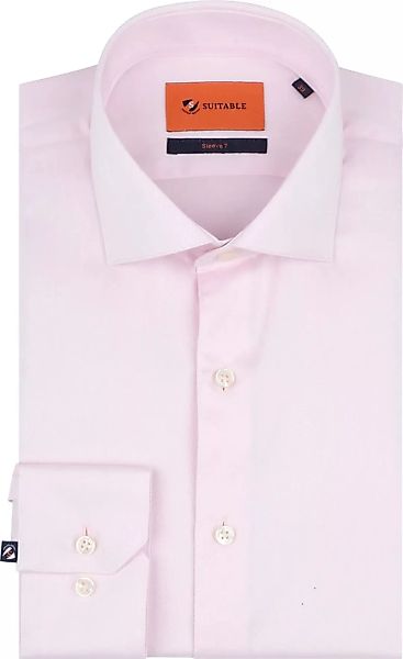 Suitable Hemd Extra Long Sleeves Twill Rosa - Größe 44 günstig online kaufen