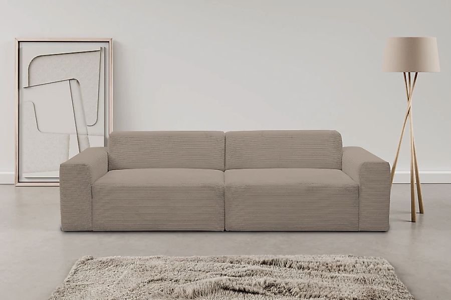 WERK2 Sofa "Zeus 3-Sitzer, Big-Sofa, Breite 256cm, Tiefe 105cm, modern & be günstig online kaufen