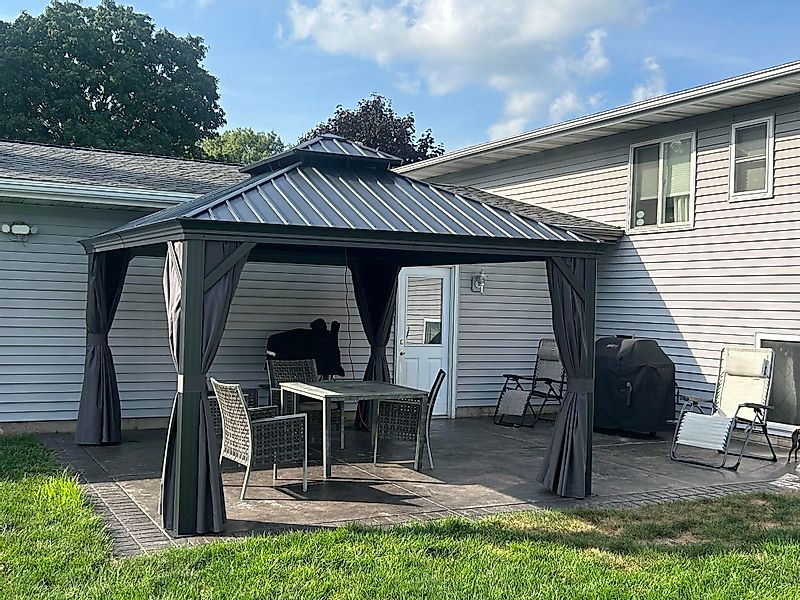 PURPLE LEAF Pavillon Alu Gartenpavillon mit günstig online kaufen