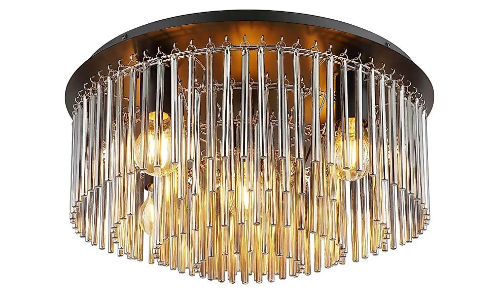 Globo Lighting Deckenleuchte   ¦ schwarz ¦ Maße (cm): B: 50 H: 25 T: 50.0 L günstig online kaufen