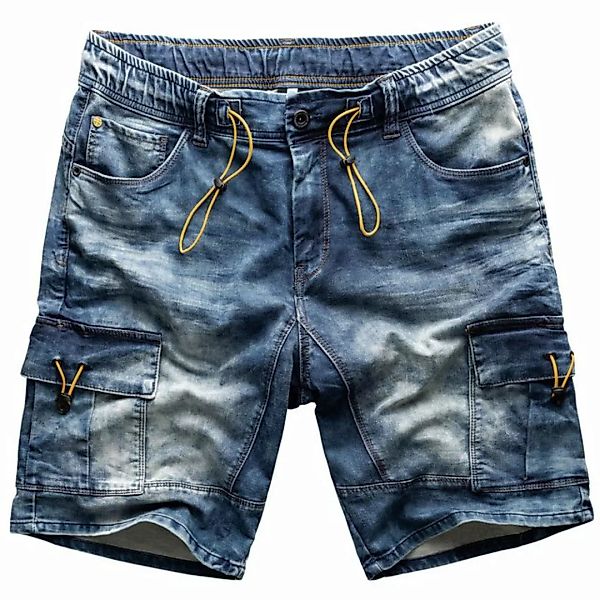 SUBLEVEL Shorts Sweat Shorts Jeans Kurze Hose Bermuda Sweatpant elatsicher günstig online kaufen