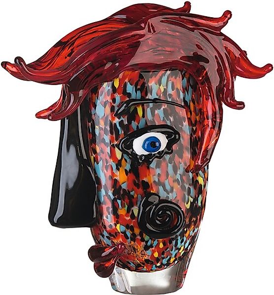 Casablanca by Gilde Tischvase »Confuso«, (1 St.), dekorative Vase aus Glas, günstig online kaufen