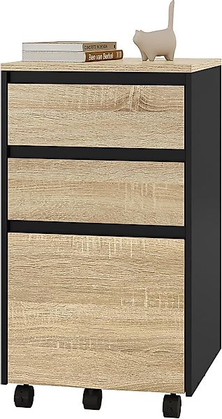 Woltu Aktenschrank (1-St) mobiler Schrank, Rollcontainer günstig online kaufen