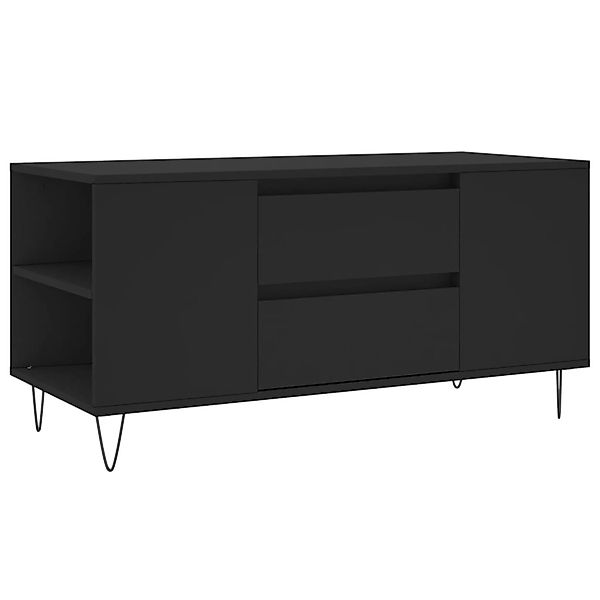 vidaXL Couchtisch Couchtisch Schwarz 102x44,5x50 cm günstig online kaufen