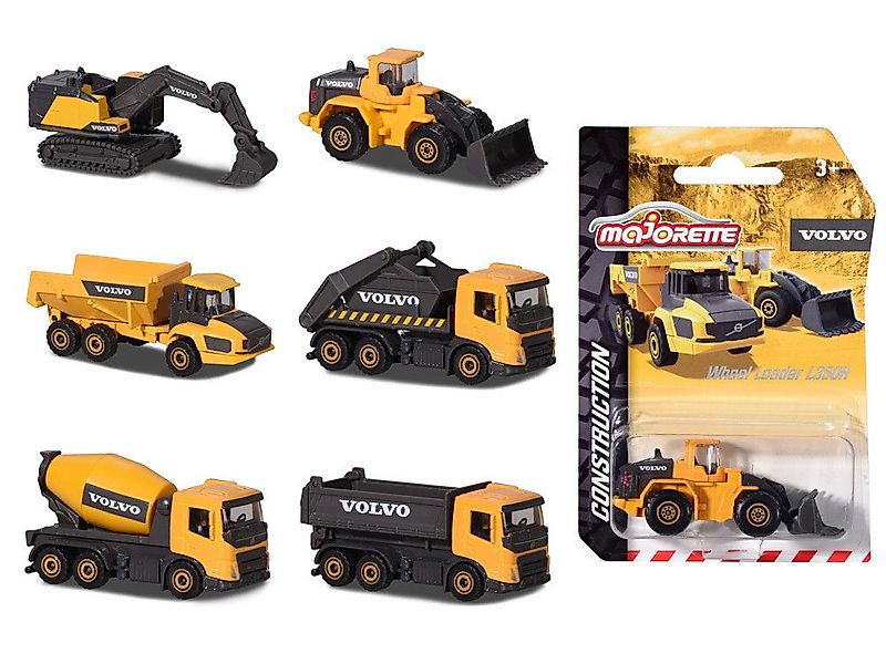 Simba Dickie Spielzeug-Baumaschine Majorette Baufahrzeuge Volvo 6fach sorti günstig online kaufen