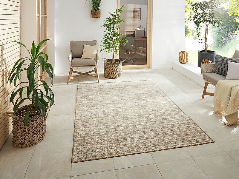 ELLE DECORATION Teppich "Mèlange Wendeteppich" rechteckig 5 mm Höhe Flachge günstig online kaufen