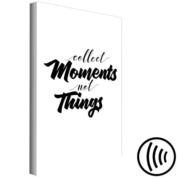 Leinwandbild Collect Moments Not Things (1 Part) Vertical XXL günstig online kaufen
