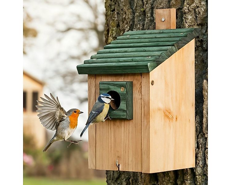 Zooprinz Nistkasten Vogelhaus für Wildvögel Wetterfest Vollholz Vogelhäussc günstig online kaufen