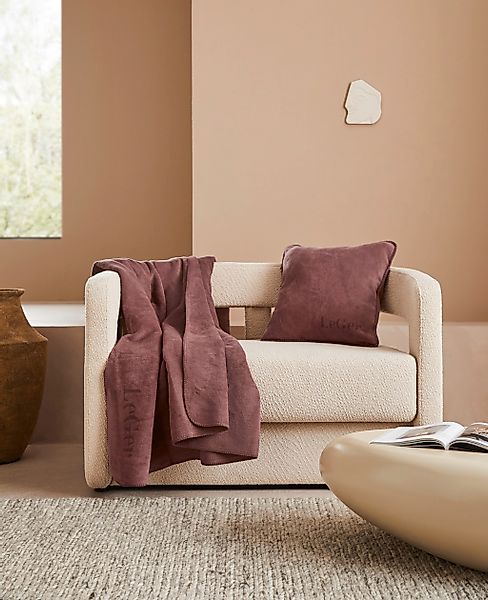 LeGer Home by Lena Gercke "Anisa" mit modernem Schriftzug, Kuscheldecke günstig online kaufen