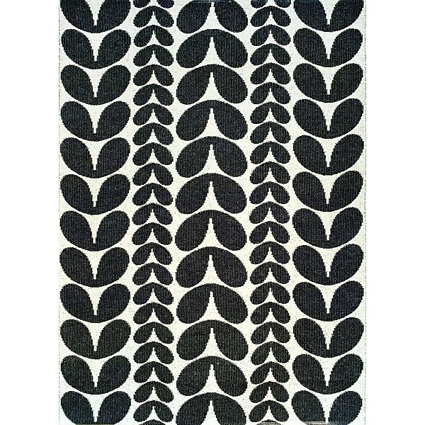 Karin schwarzer Teppich groß 150 x 200cm günstig online kaufen