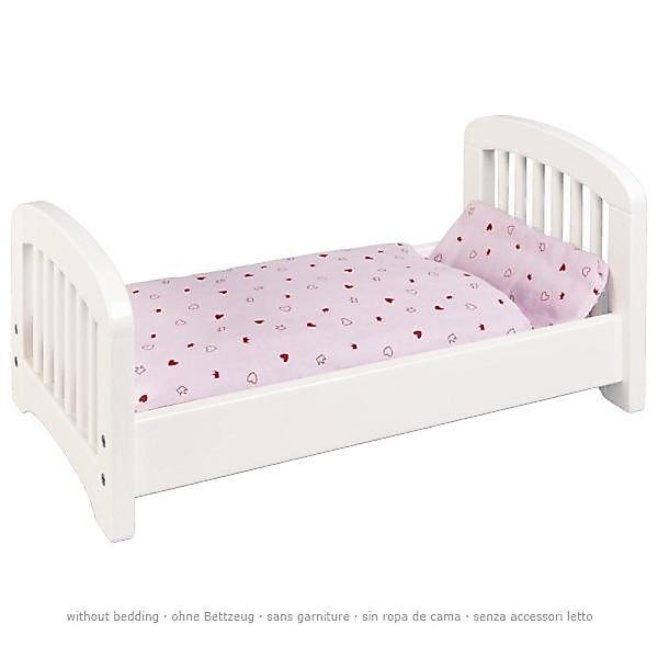 goki Puppenbett Puppenbett Weiss, Puppenmöbel Puppenstube günstig online kaufen