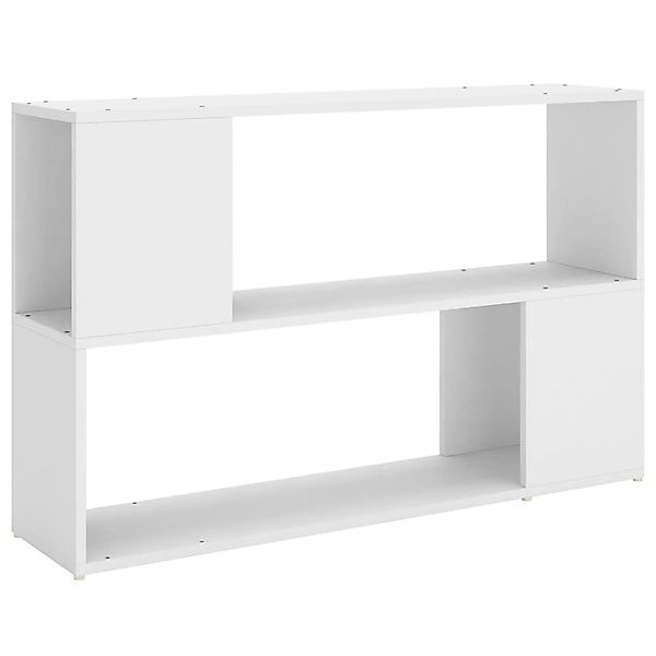 vidaXL Bücherregal 100 x 24 x 63 cm Bücherregal Weiß 100x24x63 cm Spanplatt günstig online kaufen