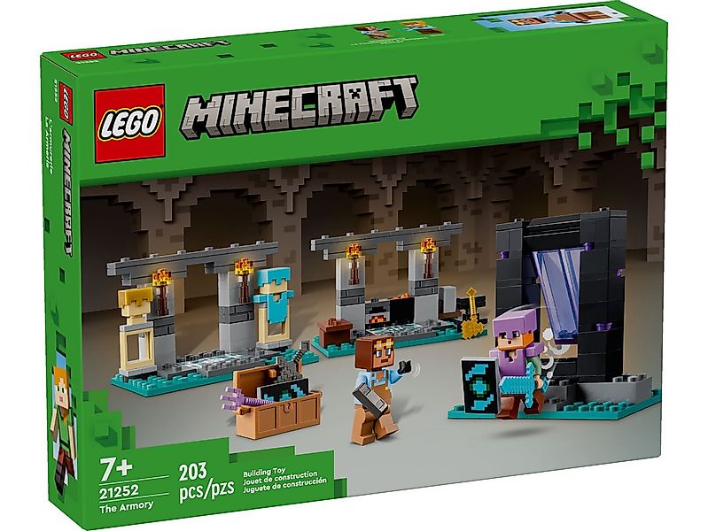 LEGO® LEGO® Minecraft Die Waffenkammer - 21252 NEU! Teile 203x Spielbaustei günstig online kaufen