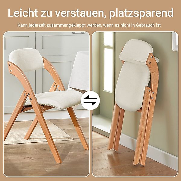 SoBuy Klappstuhl DE-FST92, Esszimmerstuhl Ergonomisch, faltbar, günstig online kaufen