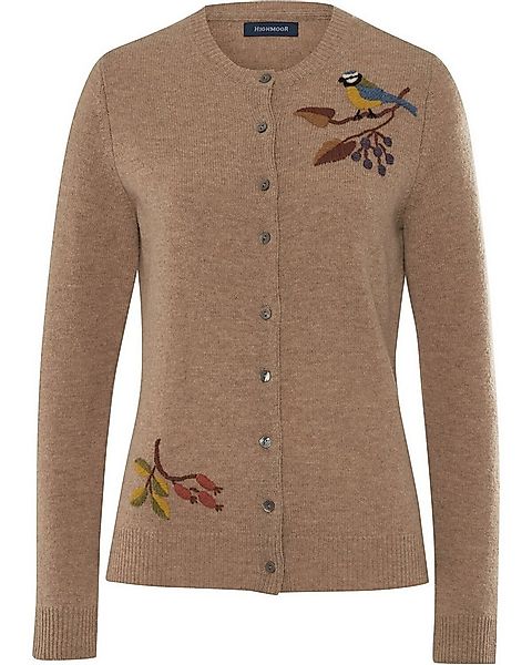 Highmoor Strickjacke Strickcardigan mit Stickerei günstig online kaufen