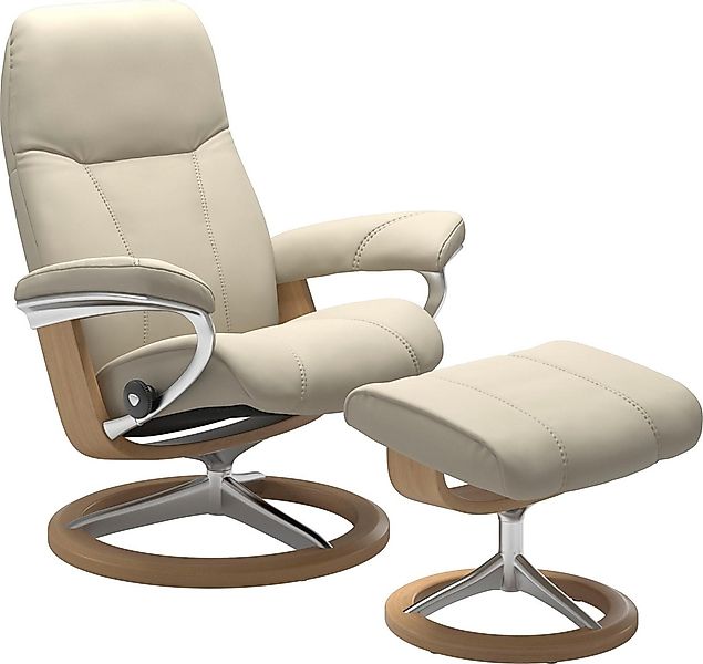 Stressless Relaxsessel "Consul" Set, Relaxsessel mit Hocker, mit Hocker, mi günstig online kaufen