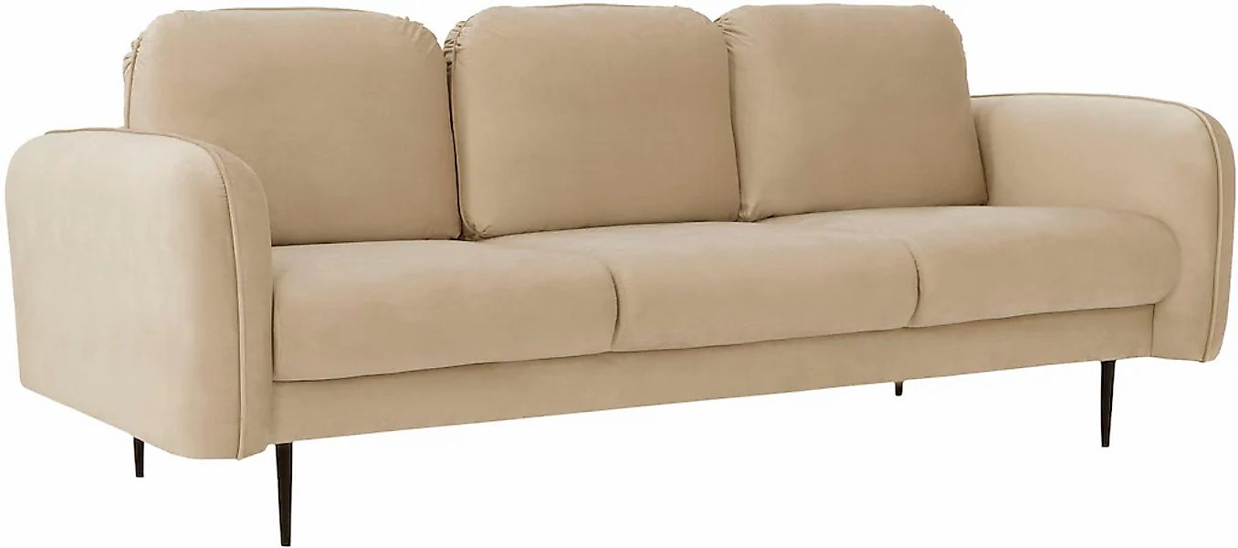 Home affaire 3-Sitzer "Skidi" mit losen Rückenkissen und Keder oben auf der günstig online kaufen