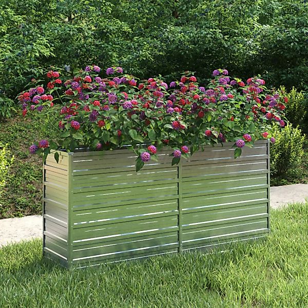 vidaXL Hochbeet, Garten-Hochbeet 160x40x77 cm Verzinkter günstig online kaufen