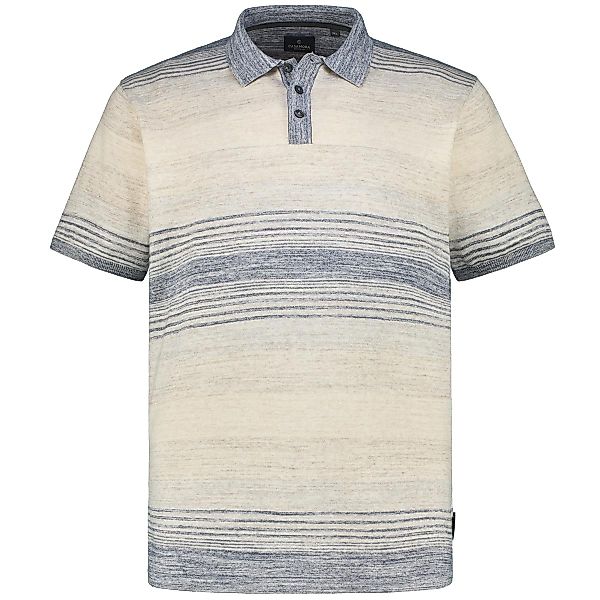 CASA MODA Poloshirt mit Allover-Muster Farbe beige Größe: 4XL günstig online kaufen