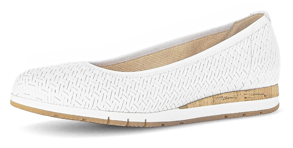 Gabor FLORENZ Ballerina, Keilabsatz, Komfortschuh, Bequemschuh günstig online kaufen