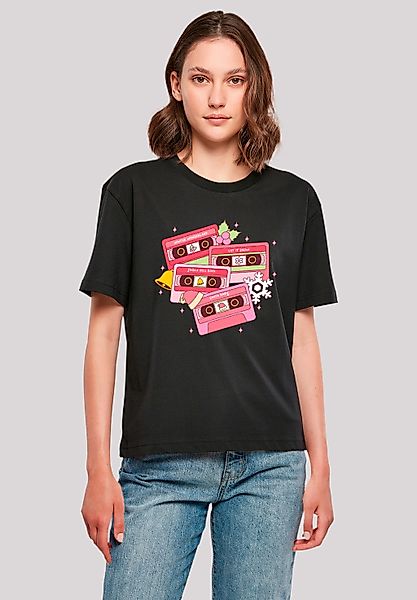 F4NT4STIC T-Shirt "Weihnachten Retro Song Tapes Pink", Premium Qualität, We günstig online kaufen