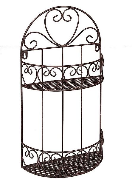 Ambiente Haus Deko-Wandregal Wandregal rund - antikbraun 50cm, 1-tlg. günstig online kaufen