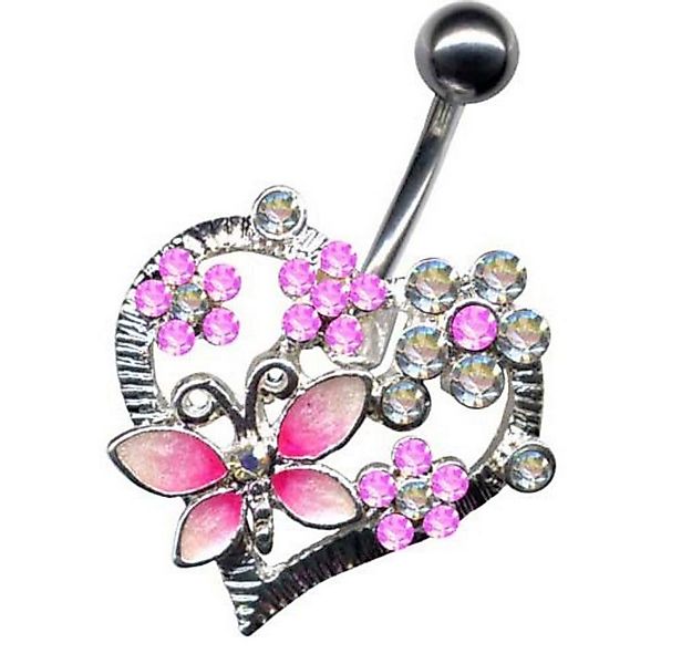 Order & Smile Schmuck Bauchnabelpiercing Bauchnabelpiercing: Piercing Herz günstig online kaufen
