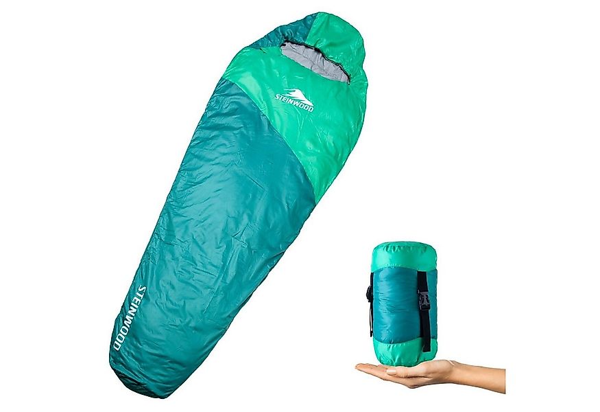 Steinwood Mumienschlafsack Ultra leicht, Schlafsack koppelbar, Camping Schl günstig online kaufen