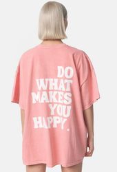 Worldclassca T-Shirt Worldclassca Oversized Print "HAPPY" günstig online kaufen
