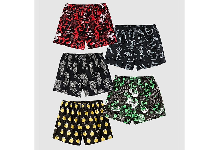 Lousy Livin Boxershorts Lousy Livin Boxershorts Black Night 5-Pack (Boxersh günstig online kaufen