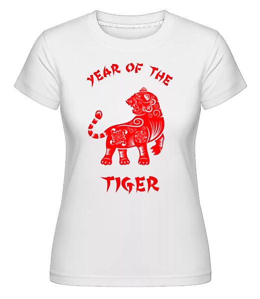 Chinese Zodiac Year Of The Tiger · Shirtinator Frauen T-Shirt günstig online kaufen