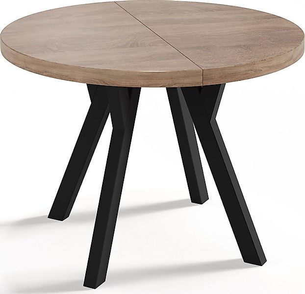 WFL GROUP Esstisch Twixy, Runde Loft günstig online kaufen