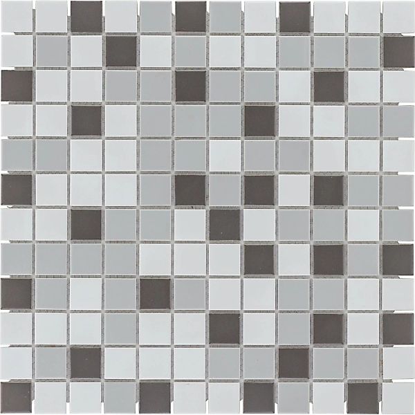 Mosaikmatte Keramik Antislip Grau-Mix 33 cm x 33 cm günstig online kaufen